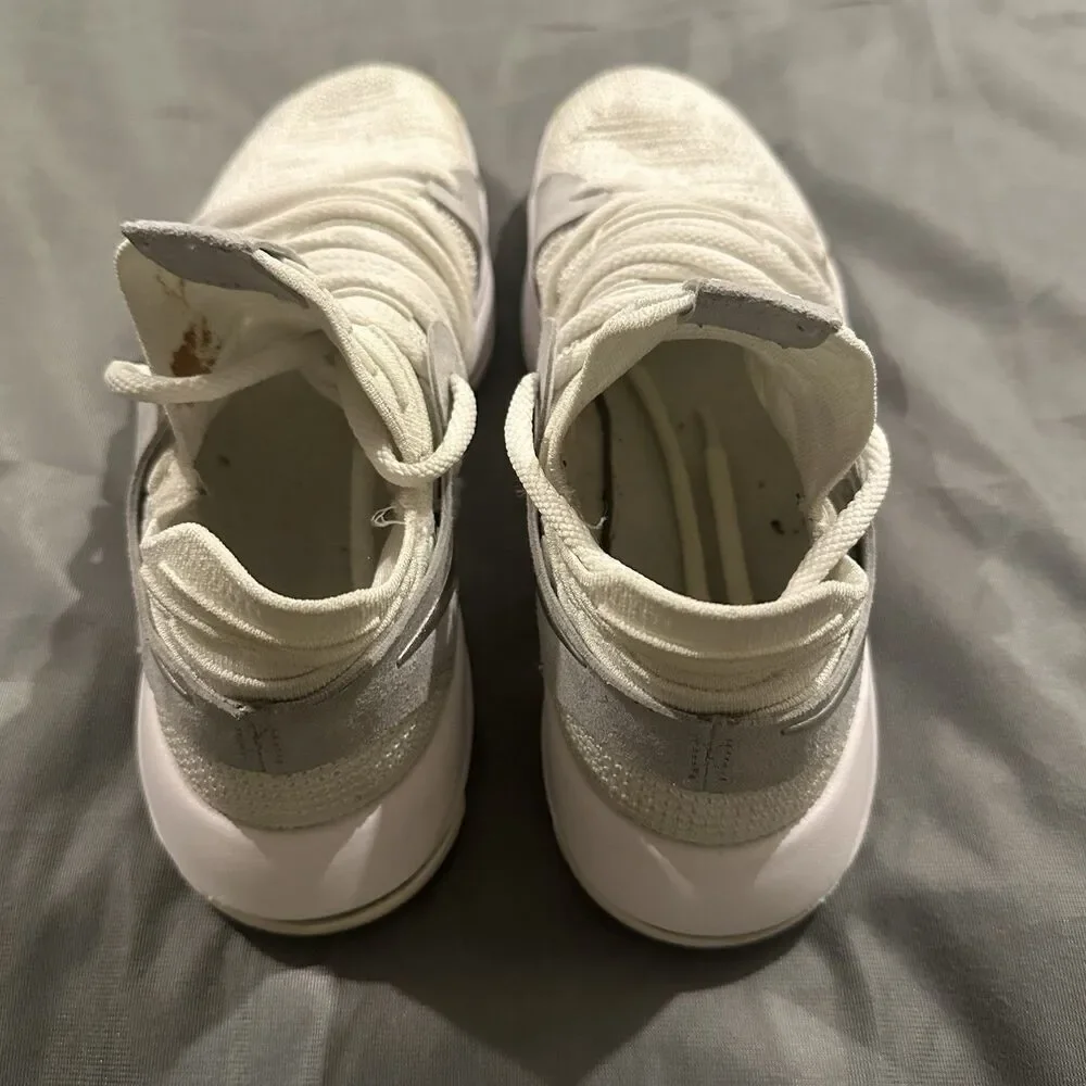 Nike Kevin Durant 10 Still KD Basketball Sneakers Mens 8.5 White 897815-100 Low